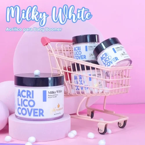ACRÍLICO COVER MILKY WHITE YKMANÍA 1OZ/30GR