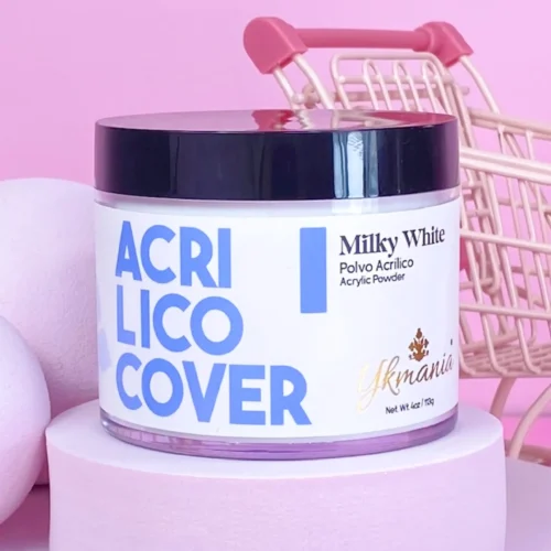ACRILÍCO MILKY WHITE COVER YKMANIA 4OZ/ 113GR