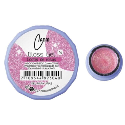 GLOSS GEL CANM COCTEL DE ROSAS