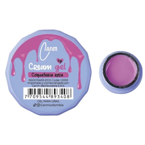 CREAM GEL CANM COQUETERIA ROSA