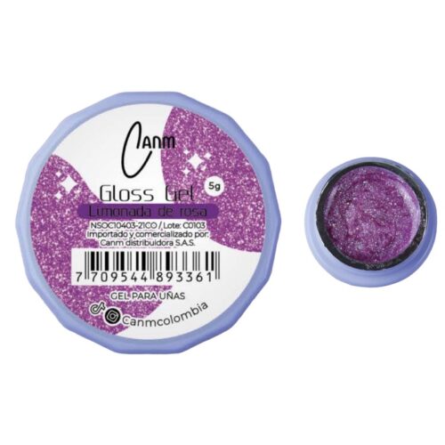 GLOSS GEL CANM LIMONADA DE ROSA