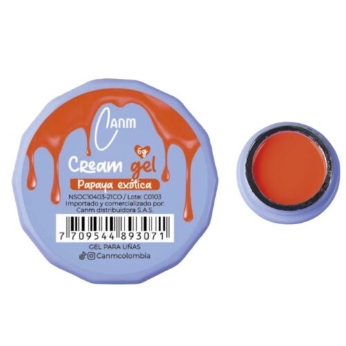 CREAM GEL CANM PAPAYA EXÓTICA