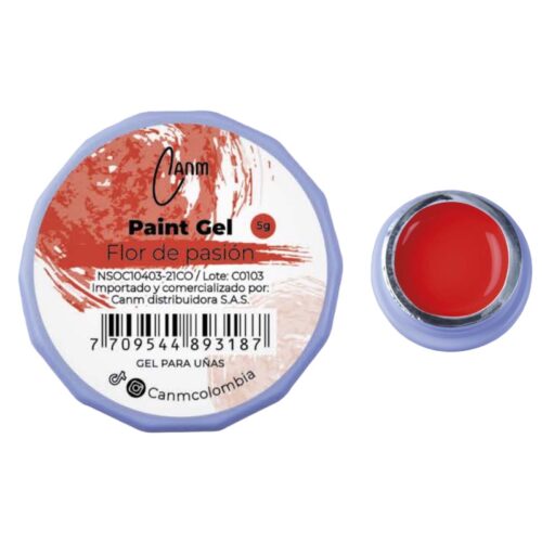 PAINT GEL CANM- FLOR DE PASÍON