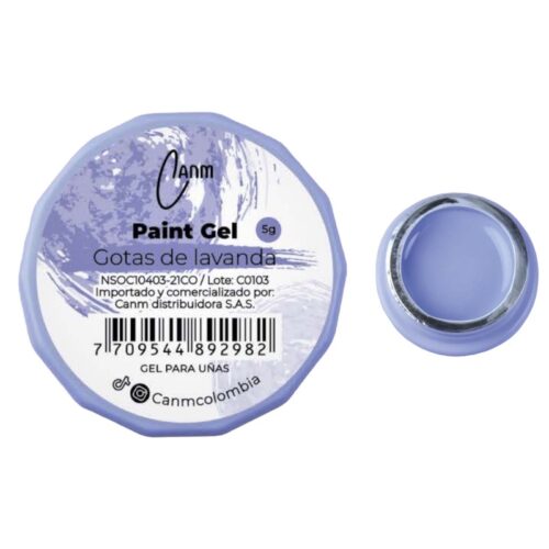 PAINT GEL CANM- GOTAS DE LAVANDA