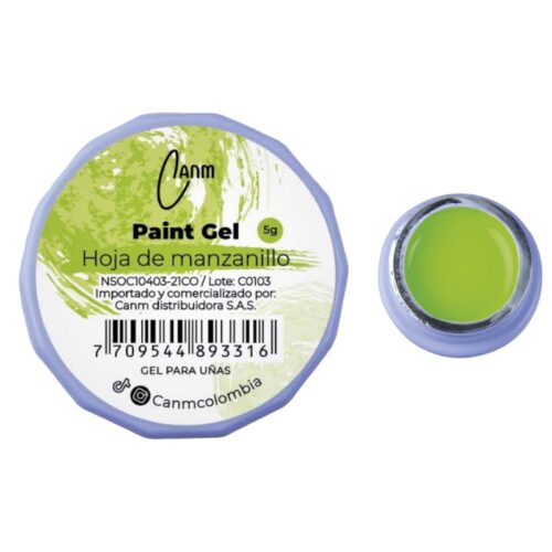 PAINT GEL CANM-HOJAS DE MANZANILLO