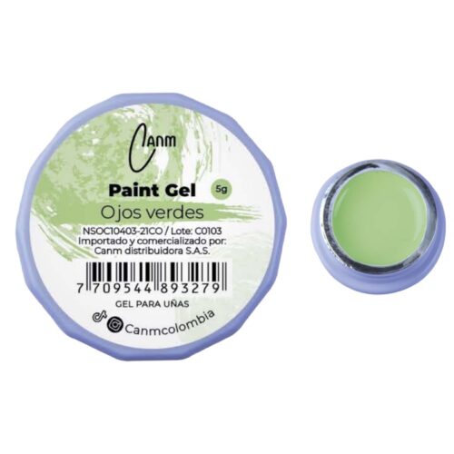 PAINT GEL CANM- OJOS VERDES