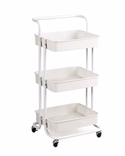 Carrito organizador 3 Niveles BLANCO PLASTICO
